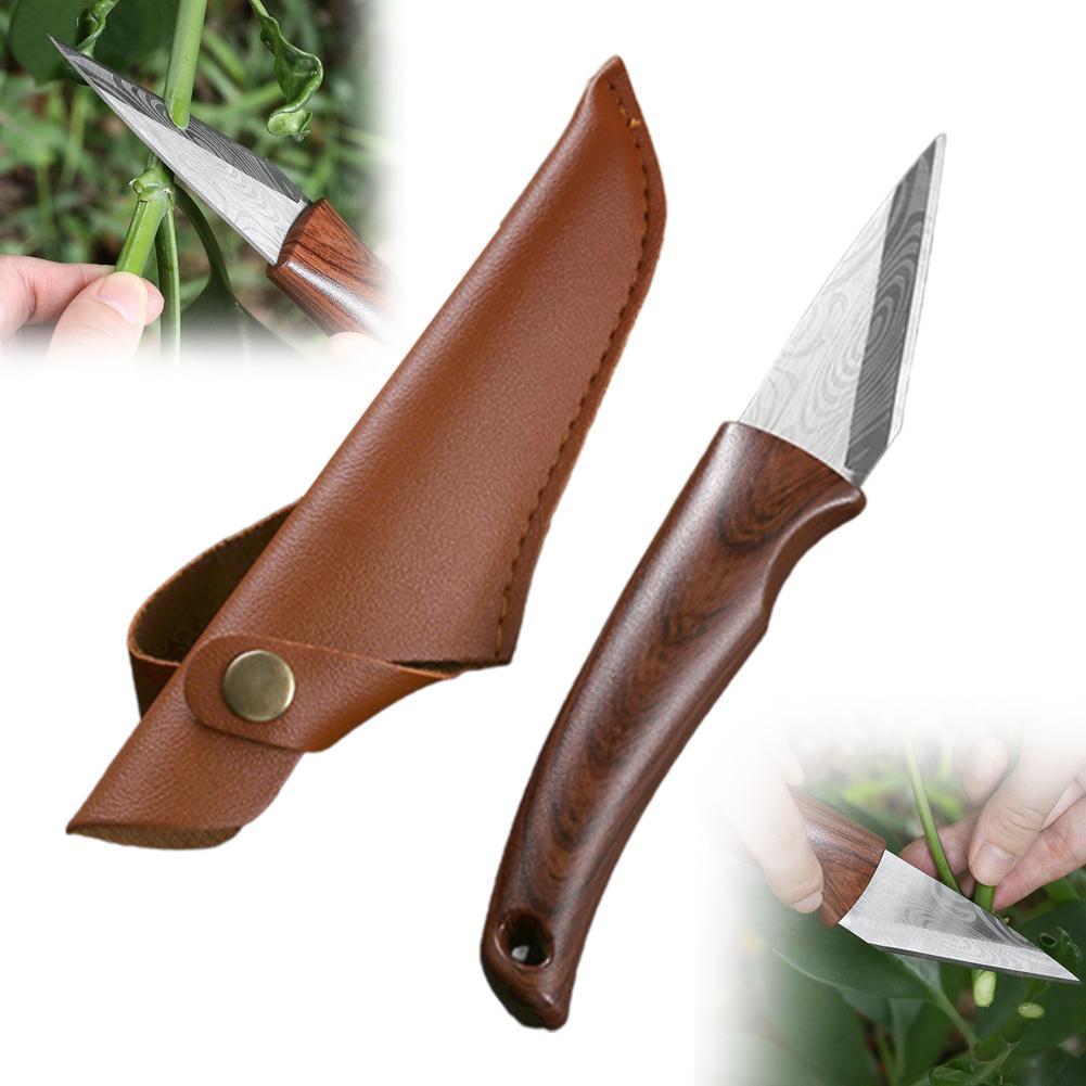 Gardening Tools Sharp - 1pcs Sharp Grafting Knife with Wooden