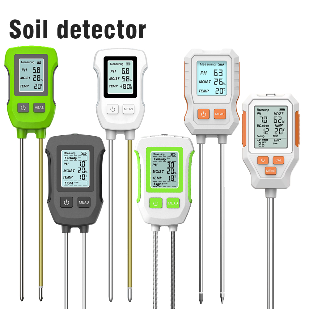Soil Ph Meter - Handheld Soil Tester LCD Display Soil