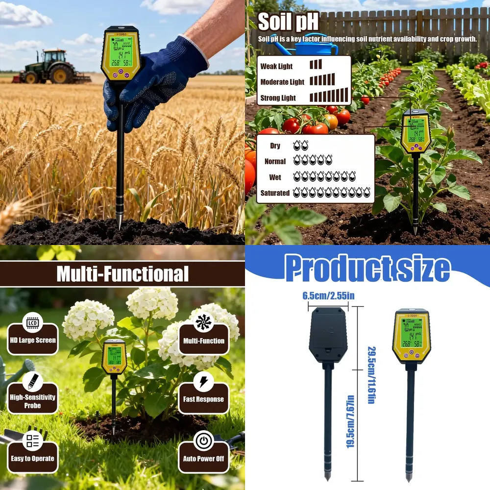 Soil Ph Meter - WAP01 New High Accuracy Soil Tester