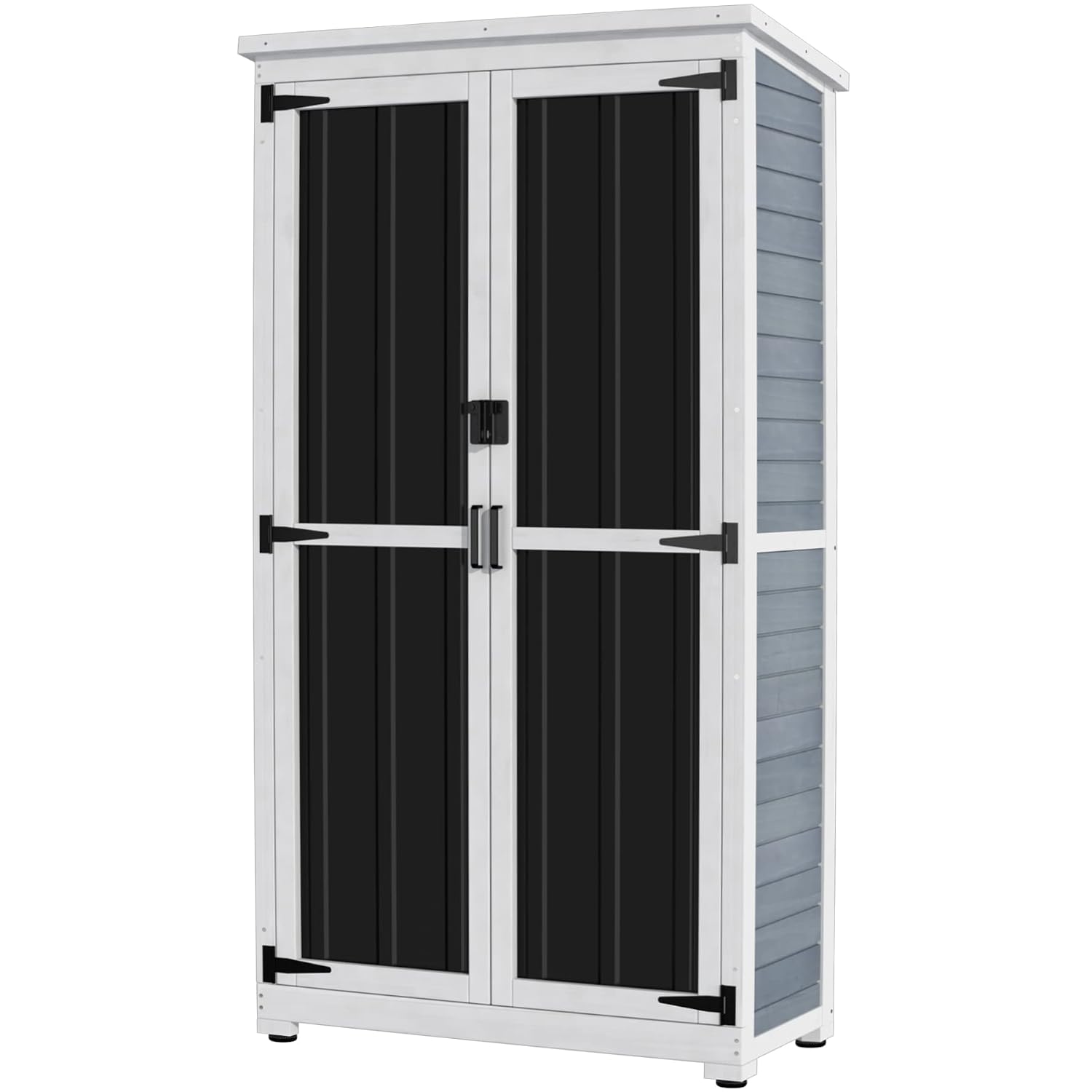 Outdoor Storage Cabinet Wood M - đánh giá và giá Gardening Tools In