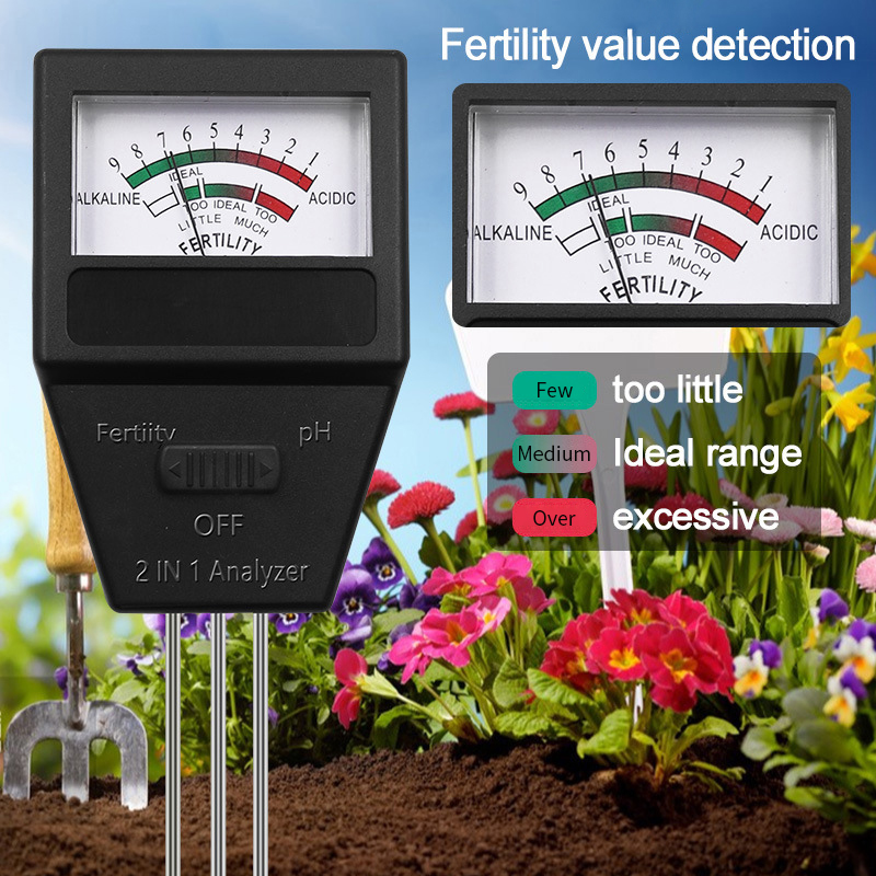 2 in 1 Soil PH Fertility Meter - đánh giá và giá Soil Ph Meter