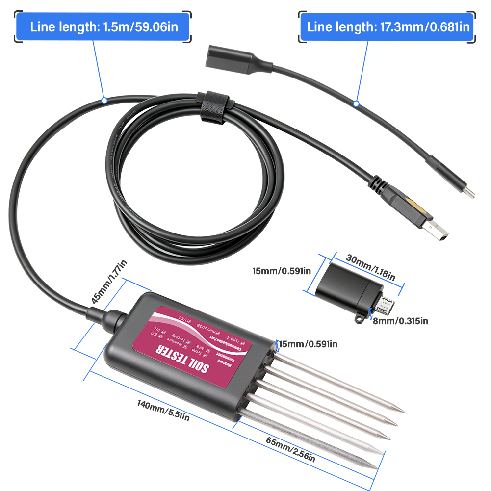 8in1 Smart Soil Tester NPK PH  - đánh giá và giá Soil Ph Meter