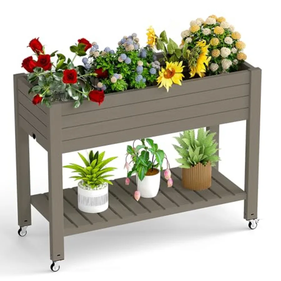 Raised Garden Bed with Legs, 3 - đánh giá và giá Self-Watering Planter