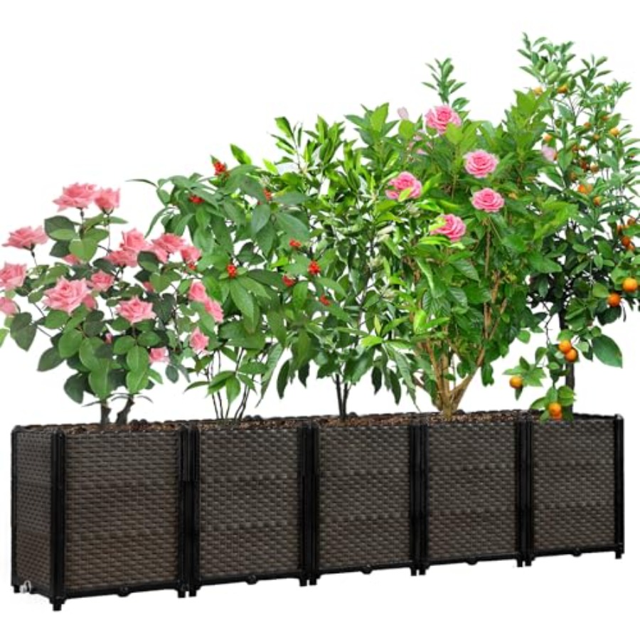 Outdoor self-watering raised p - đánh giá và giá Self-Watering Planter