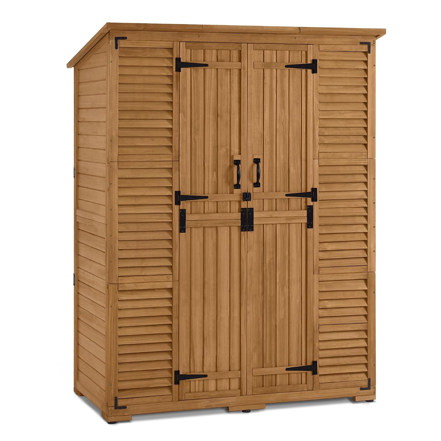 Outdoor Storage Cabinet with S - đánh giá và giá Gardening Tools In