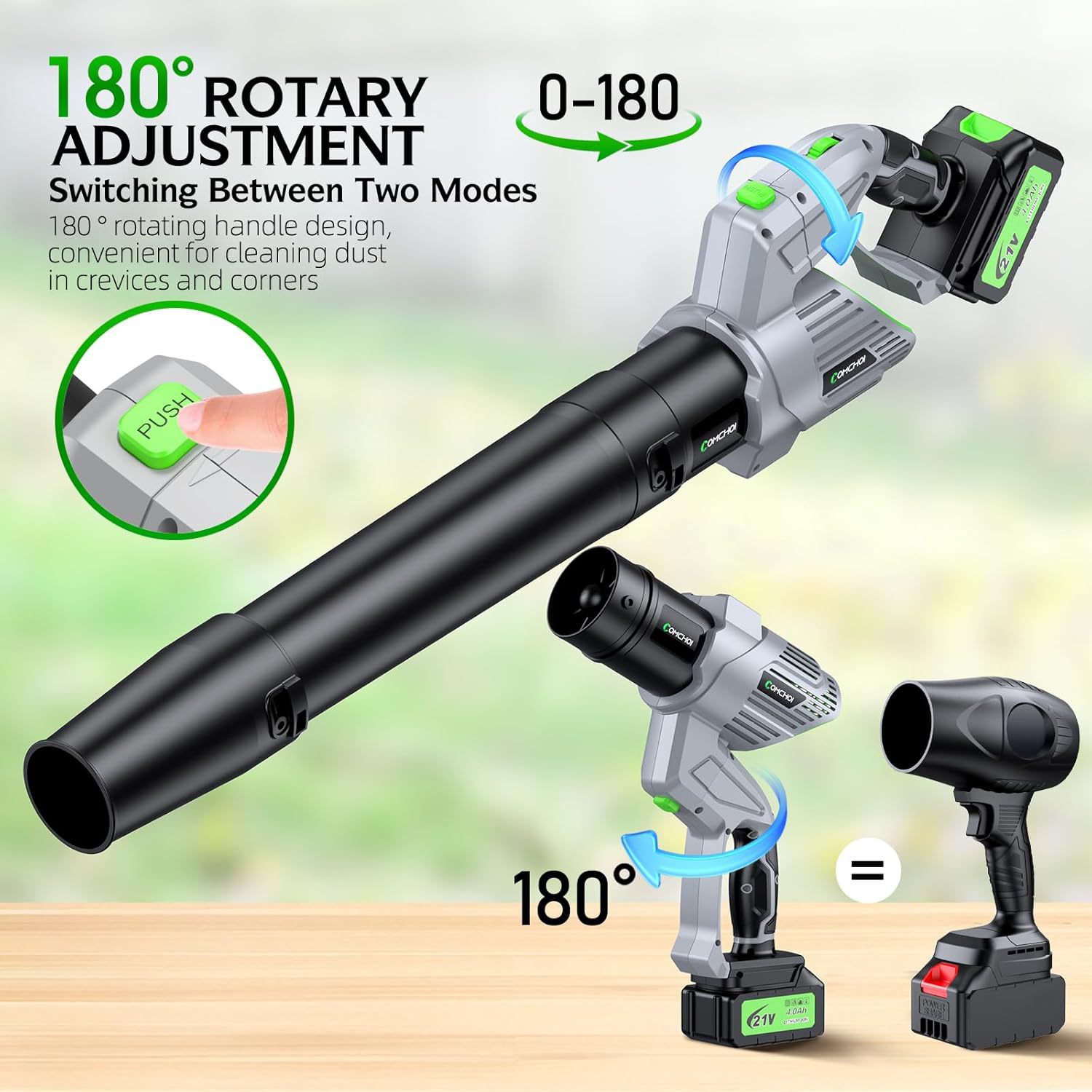Cordless Electric Leaf Blower  - đánh giá và giá Gardening Yard Tools