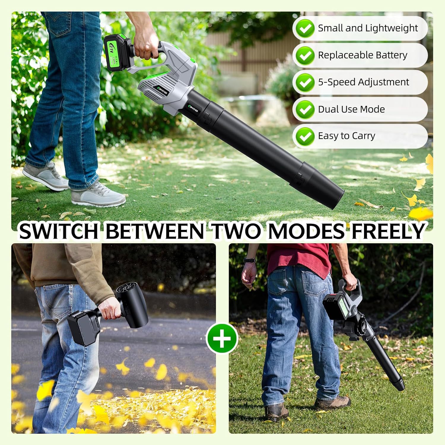 Cordless Electric Leaf Blower  - đánh giá và giá Gardening Yard Tools