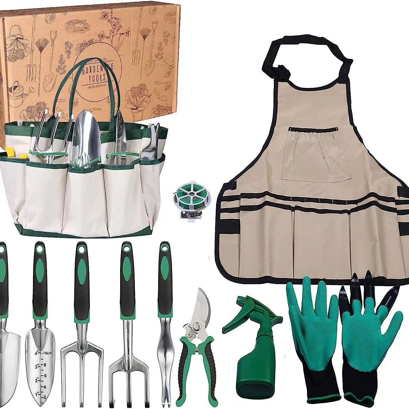 11 Pcs Garden Tool Set Aluminu - đánh giá và giá Gardening Tools Gift Set