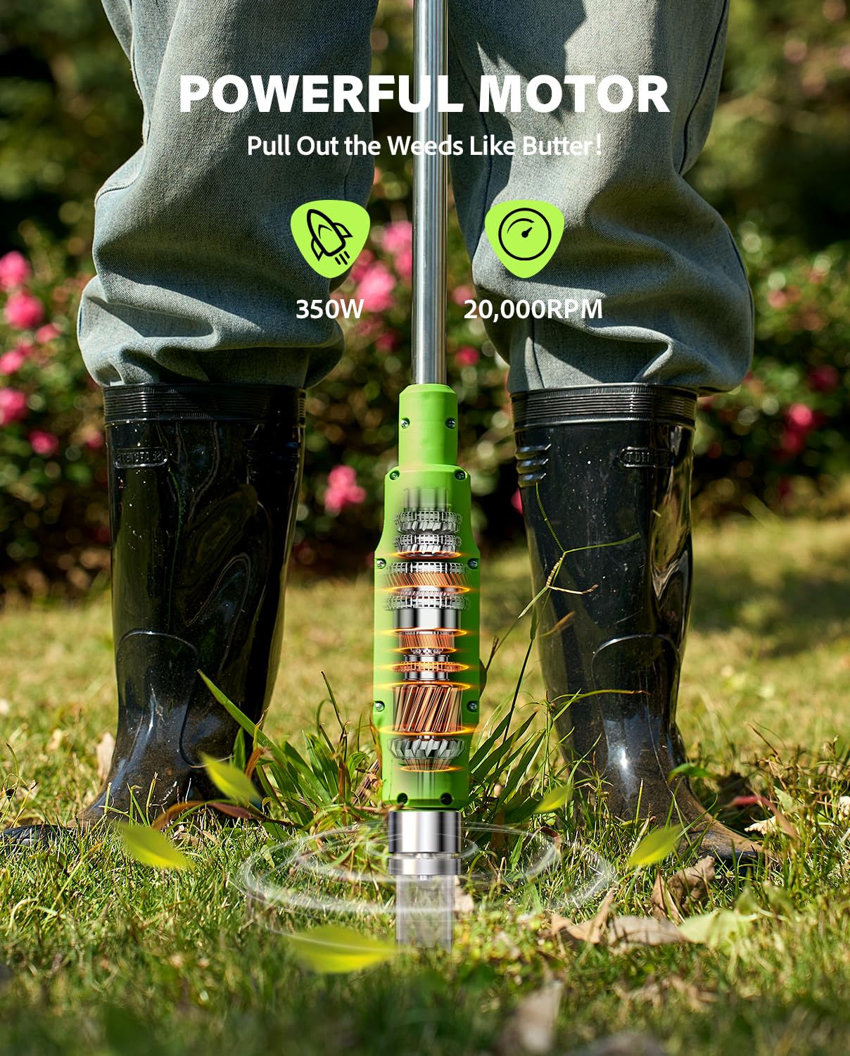 TaskStar Electric Weed Puller  - đánh giá và giá Gardening Tools To Remove Weeds