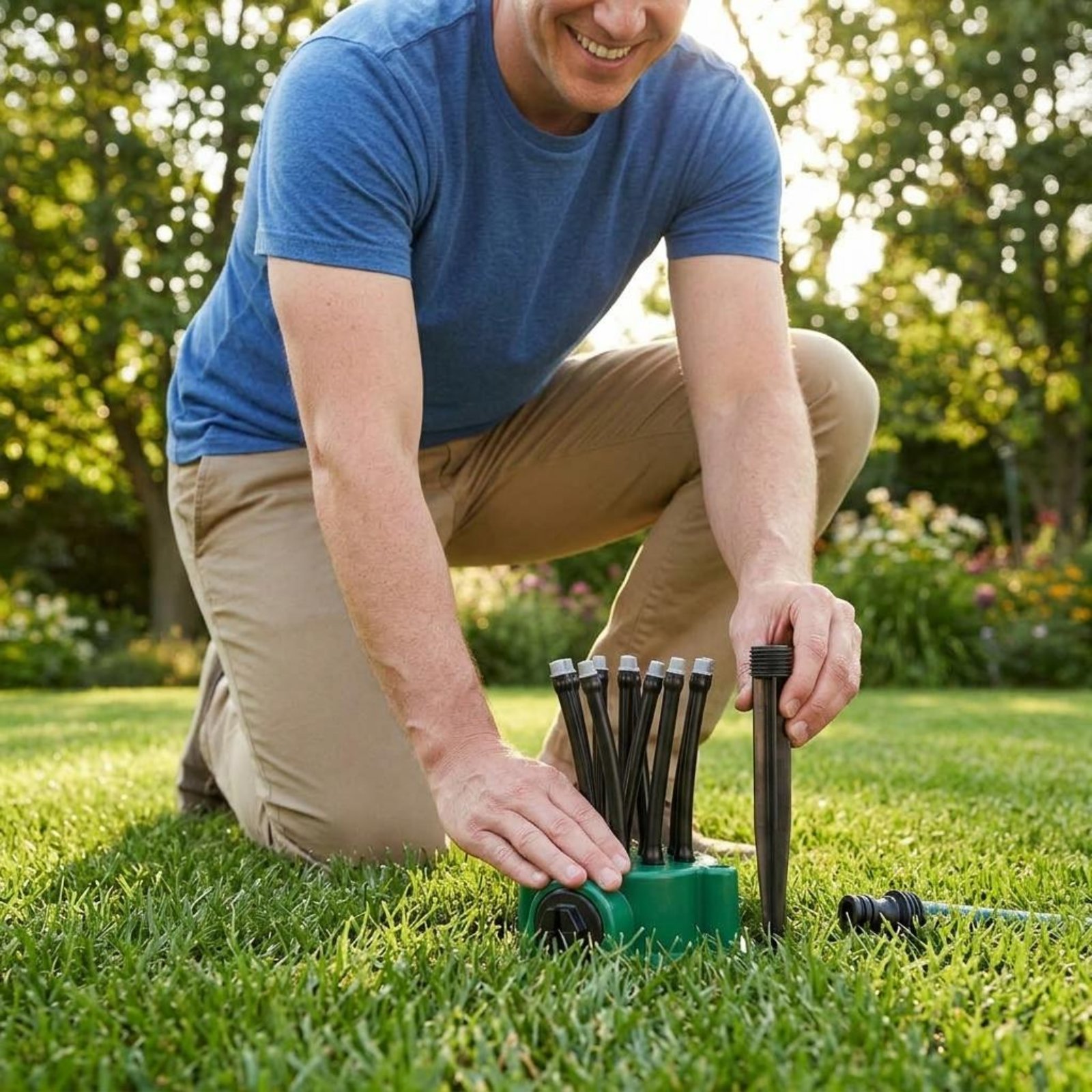 360 Degree Sprinkler Gentle Mi - đánh giá và giá Gardening Yard Tools