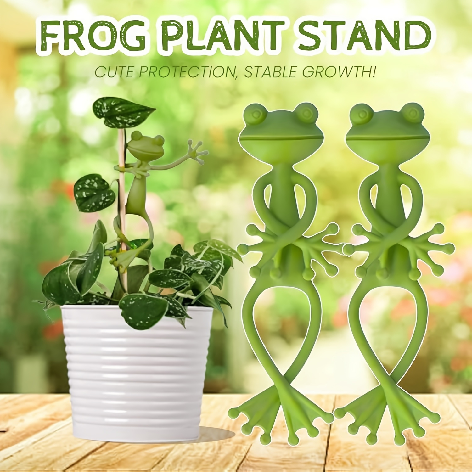Creative Green Frog Plant Fixi - đánh giá và giá Gardening Tools For Vines