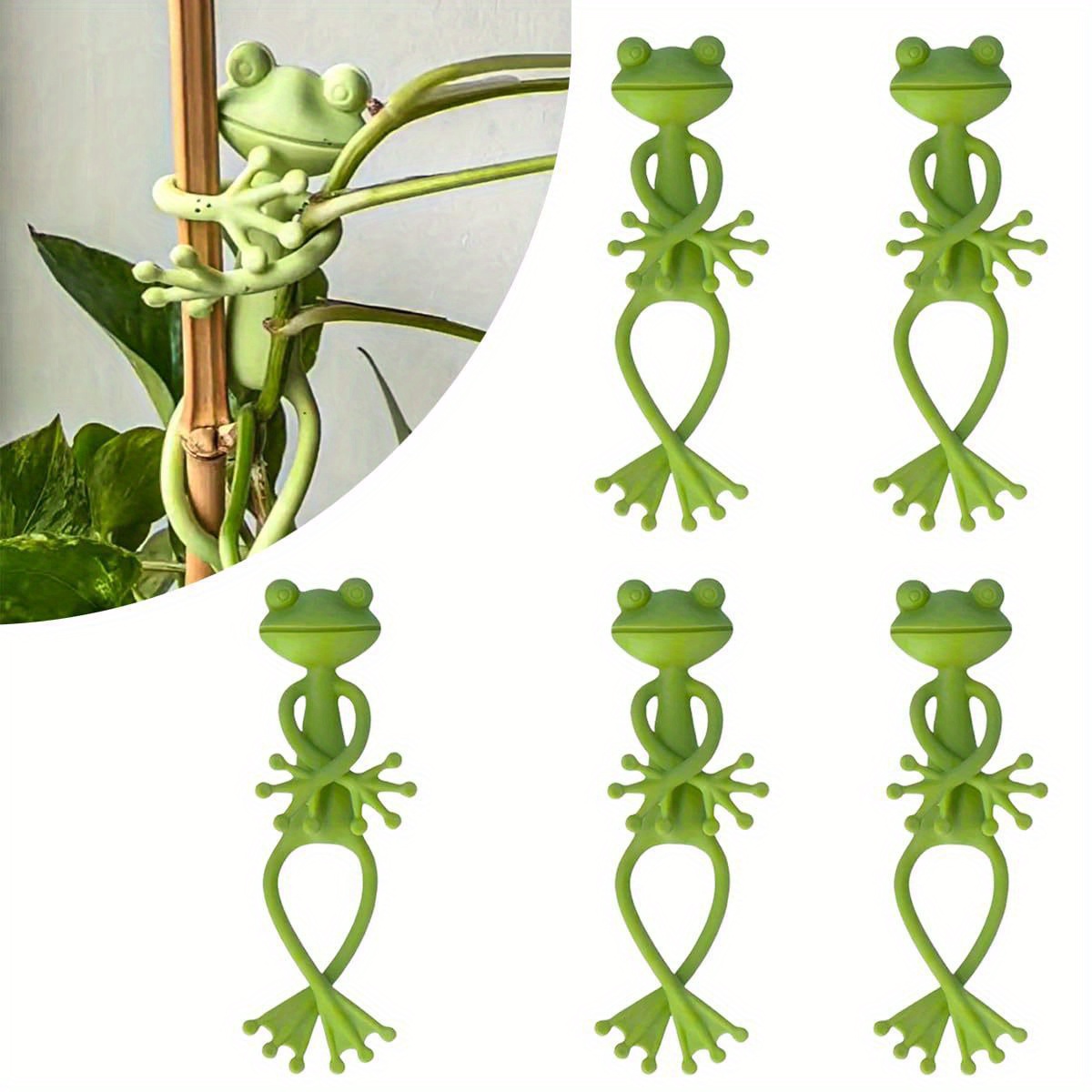 Creative Green Frog Plant Fixi - đánh giá và giá Gardening Tools For Vines