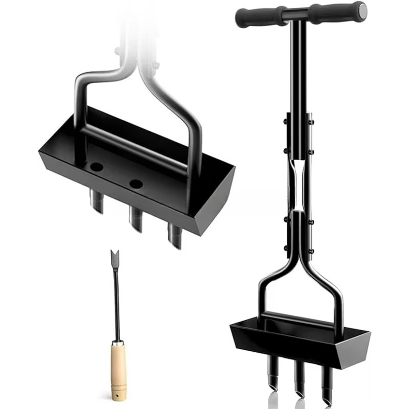 Manual Lawn Aerator Manual Cor - đánh giá và giá Gardening Yard Tools