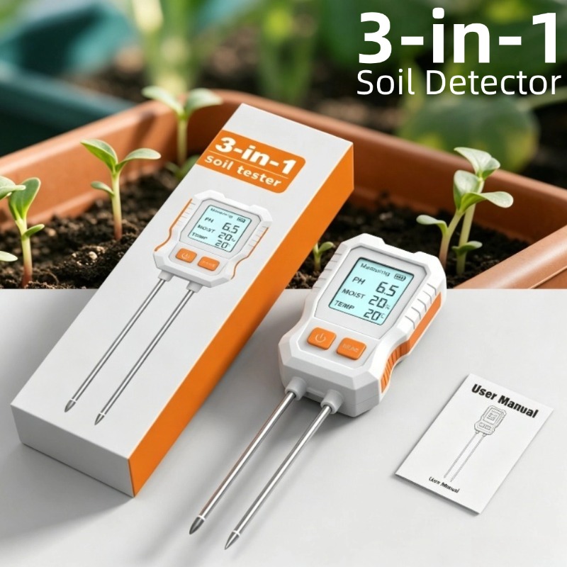 3-in-1 Digital Soil Tester wit - đánh giá và giá Soil Ph Meter