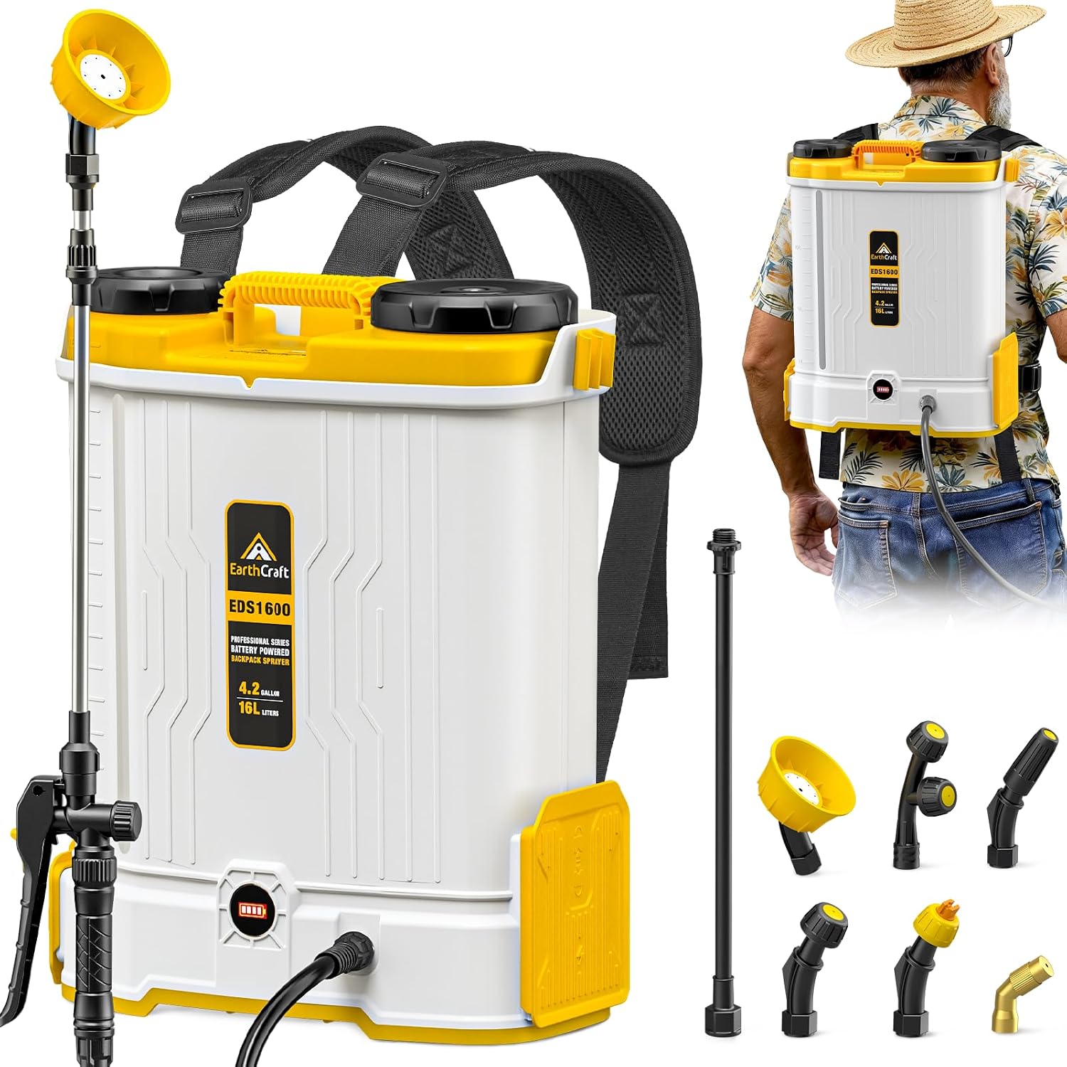 4.2 Gal Battery Powered Backpa - đánh giá và giá Gardening Yard Tools