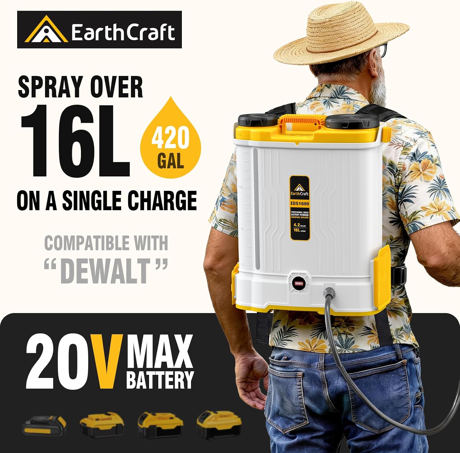 4.2 Gal Battery Powered Backpa - đánh giá và giá Gardening Yard Tools