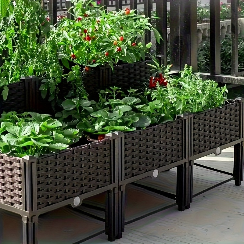 Garden Raised Bed, Elevated Fl - đánh giá và giá Self-Watering Planter