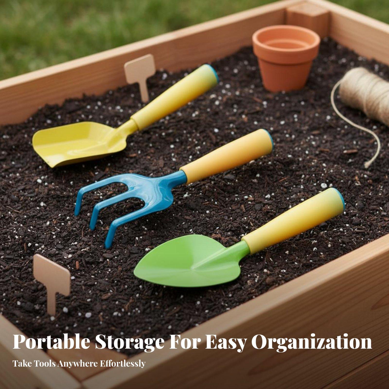 3 Pieces Kids Gardening Tools  - đánh giá và giá Gardening Tools For Young Children